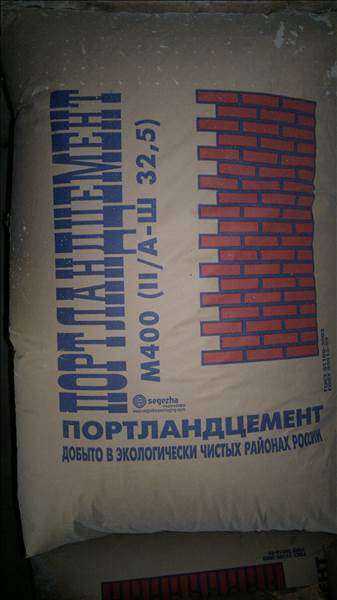 цемент в мешках